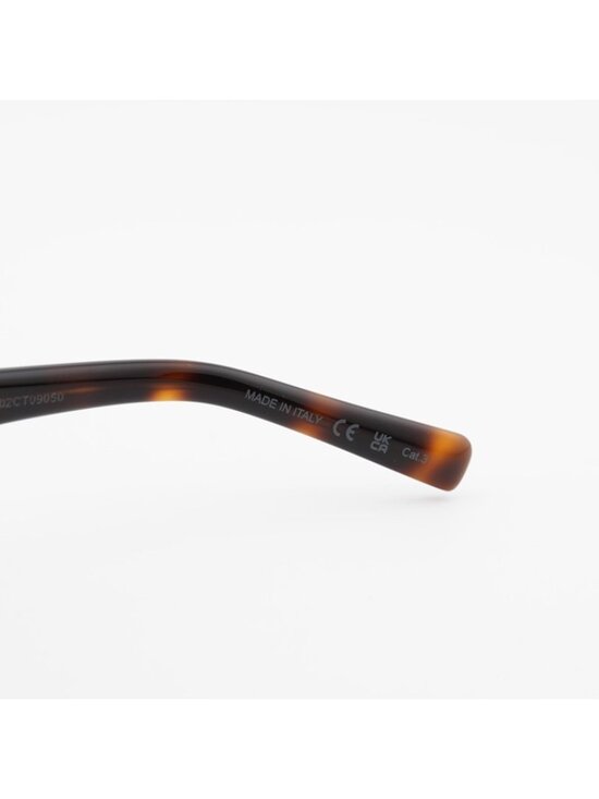 Saint Laurent SLM130/F 004 Sunglasses Havana Rectangle Frame, Brown Lenses main image 4
